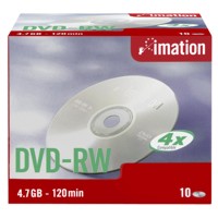 Test DVD-RW (wiederbeschreibbar) - Imation DVD-RW 4x 