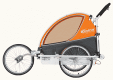 Test Kinderfahrradanhänger - Kindercar Twin Classic SSL 