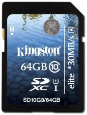 Test Kingston 64 GB Klasse 10 UHS-1 SDXC
