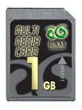Test Multi Media Card (MMC) - K&P Electronic Multi Media Card 1 GB 