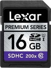 Test Lexar 16GB Premium 200x Klasse 10 UHS-I SDHC