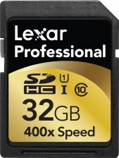 Test Lexar SDHC Professional 400x 32GB Klasse 10 UHS-I