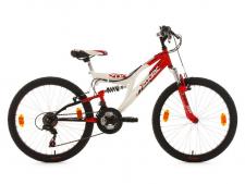 Test Fahrräder - KS Cycling Kinderfahrrad 24 Zodiac weiß-rot RH 38 cm KS Cycling 
