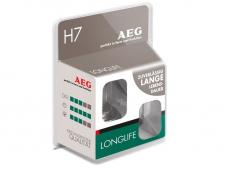 Test Autobeleuchtung - AEG Glühlampe Longlife H7, 55 W, 2er Set 