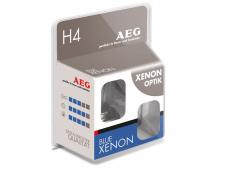 Test Autobeleuchtung - AEG Glühlampe Blue Xenon H4, 60/55 W, 2er Set 