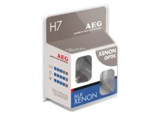 Test Autobeleuchtung - AEG Glühlampe Blue Xenon H7, 55 W, 2er Set 