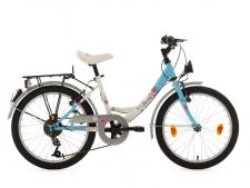 Test Fahrräder - DaCapo Kinderfahrrad 6 Gänge Mädchenfahrrad Florida 20 Zoll blau 
