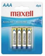 Test Batterien - Maxell Super Alkaline (AAA) 