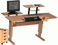 Test Schreibtische für Kinder - Moizi 5 mit Rollcontainer 
