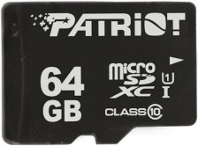 Test Secure Digital (SD) - Patriot 64 GB Class 10 UHS-1 LX Series Micro-SDXC 