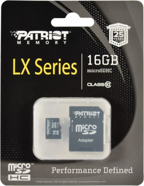 Patriot LX Series 16 GB Class 10 Micro-SDHC Test - 1