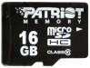 Patriot LX Series 16 GB Class 10 Micro-SDHC - 