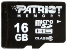 Test Patriot LX Series 16 GB Class 10 Micro-SDHC