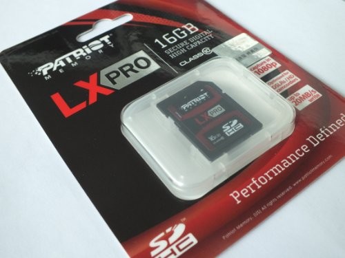 Patriot SDHC LX Pro Class 10 16GB Test - 1