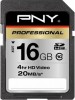 Bild PNY 16GB  Professional Klasse 10 SDHC