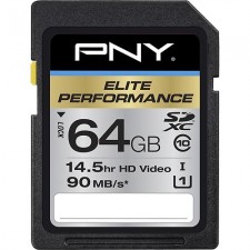 PNY 64GB Elite Performance Klasse 10 UHS-1 SDXC im Test Test PNY 64GB Elite Performance Klasse 10 UHS-1 SDXC