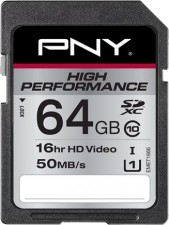 Test PNY 64GB High Performance Klasse 10 UHS-1 SDXC