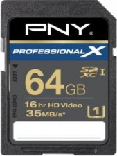 Test Secure Digital (SD) - PNY Professional X UHS-I SDXC 
