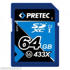 Test Pretec 64GB SDXC UHS-I 433x