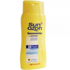 Rossmann Sun Ozon Sonnenlotion Soft & Light im Test Test Rossmann Sun Ozon Sonnenlotion Soft & Light