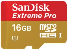 Test Sandisk 16 GB Micro-SDHC UHS-I Extreme Pro