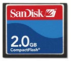 Sandisk CompactFlash im Test Test Sandisk CompactFlash