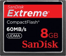 Sandisk Extreme CF 60MB/s im Test Test Sandisk Extreme CF 60MB/s