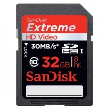 Test Sandisk Extreme HD Video Klasse 10 SDHC UHS-1 32GB