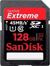 Test SanDisk Extreme SDHX, SDXC Class 10 UHS-I 45MB/s 300x