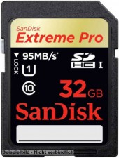 Sandisk Extreme Pro SDHC SDXC Class 10 UHS-I 95MB/s 633x im Test Test Sandisk Extreme Pro SDHC SDXC Class 10 UHS-I 95MB/s 633x