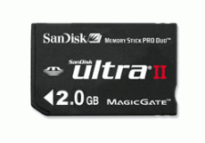 Test Memory Stick - SanDisk MS Pro Duo 