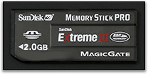 Test Memory Stick - SanDisk MS Pro Extreme III 