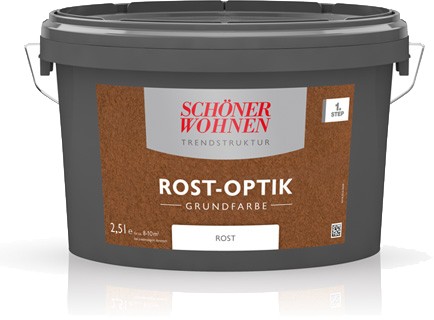 Schöner Wohnen Rost-Optik - Wandfarben im Test