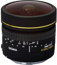 Test Fisheye-Objektive - Sigma 3,5/8 mm EX DG Zirkular-Fisheye 