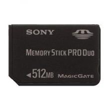 Test Sony  PRO Duo 512 MB