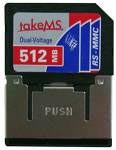 Test Multi Media Card (MMC) - Take MS RS-MMC 512 MB 