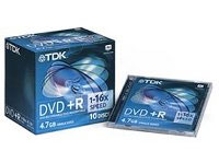 Test DVD+R - TDK DVD+R 1-16x 