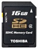 Toshiba 16GB Klasse 4 SDHC - 
