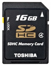 Test Toshiba 16GB Klasse 4 SDHC