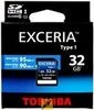 Toshiba 32 GB Exceria Type 1 Klasse 10 UHS-I SDHC - 