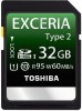Toshiba 32GB Exceria Type 2 Klasse 10 UHS-I SDHC - 
