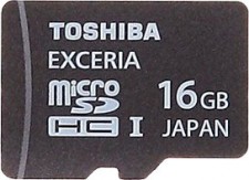 Test Secure Digital (SD) - Toshiba Exceria UHS-I microSD-Karte 