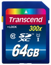 Test Transcend Premium SDHC SDXC 45MB/s 300x Class 10 UHS-I