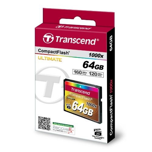 Transcend Compact Flash 1000x 64GB Test - 0