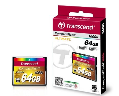 Transcend Compact Flash 1000x 64GB Test - 1