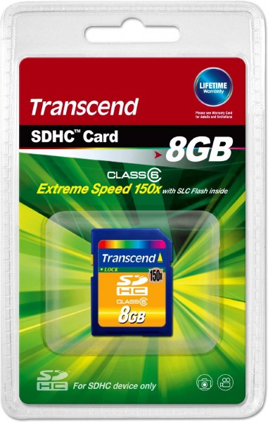 Transcend SDHC 150x Class 6 Test - 0