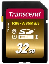 Test Transcend SDHC SDXC Ultimare Class 10 UHS-I 85MB/s