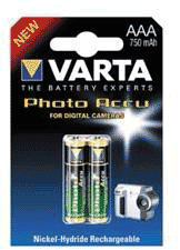 Test Varta Photo Accu 900 mAh (AAA)