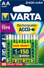 Test Batterien - Varta Rechargeable Accu 2400 mAh Toys 