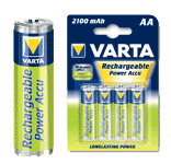 Test Varta Rechargeable Power Accu 2100 mAh (AA)